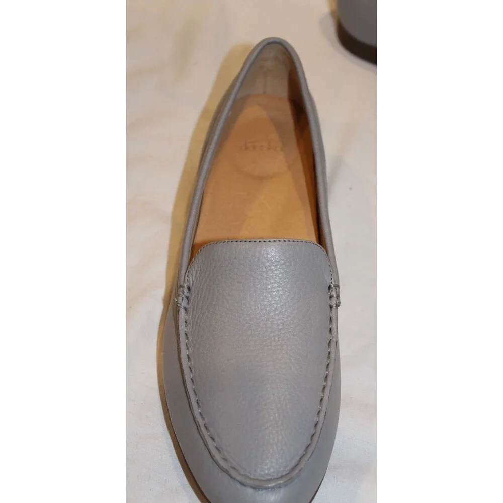 DANSKO‎ Larisa Woman Comfort Flats Loafers Shoes Pewter Leather EU 41 US 10.5-11